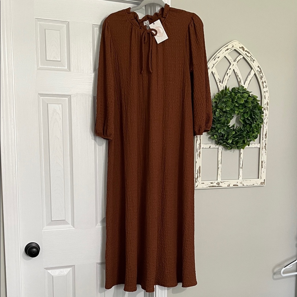 Rust Color Dress